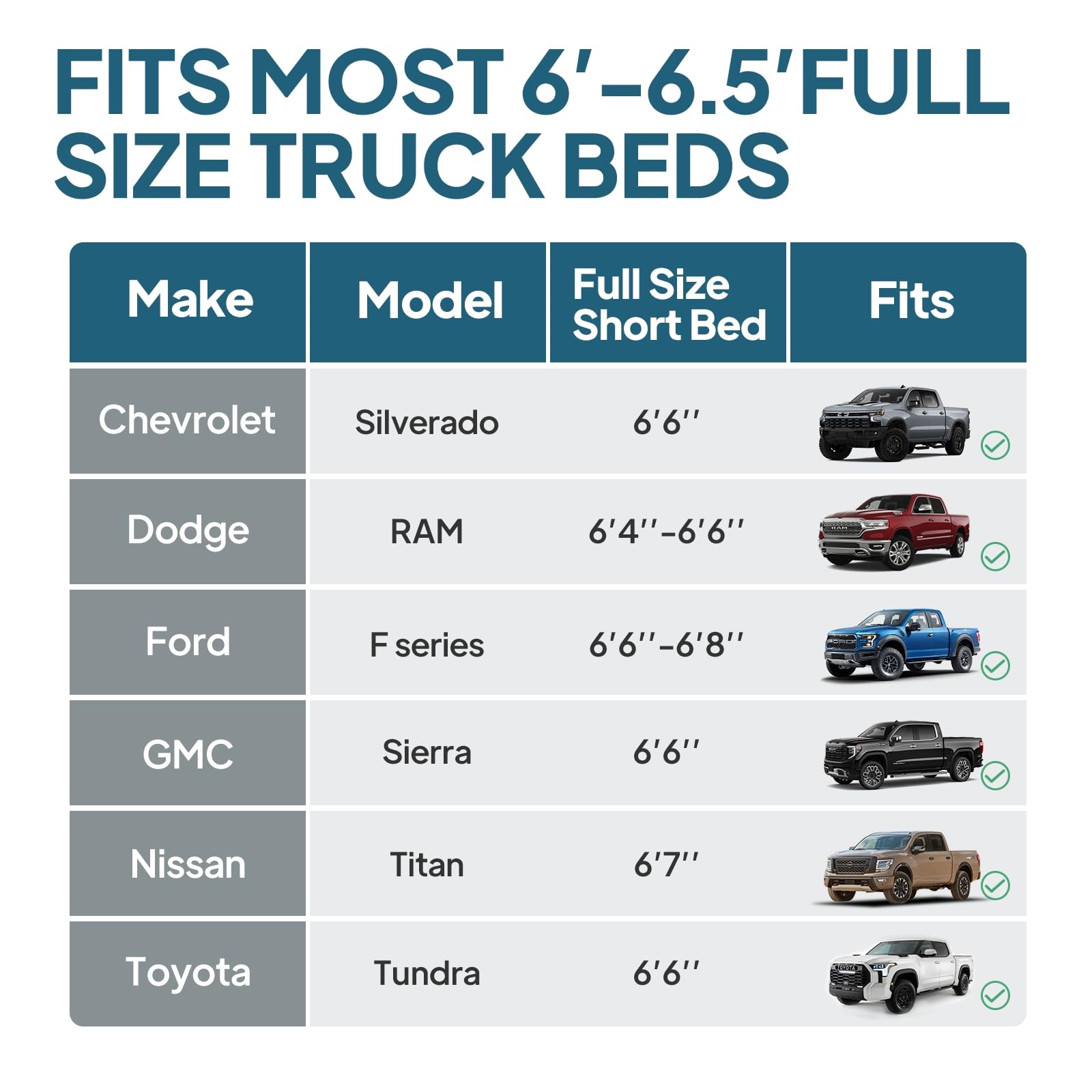 AIR & FOAM Truck Bed Mattress | Tacoma Long-Bed