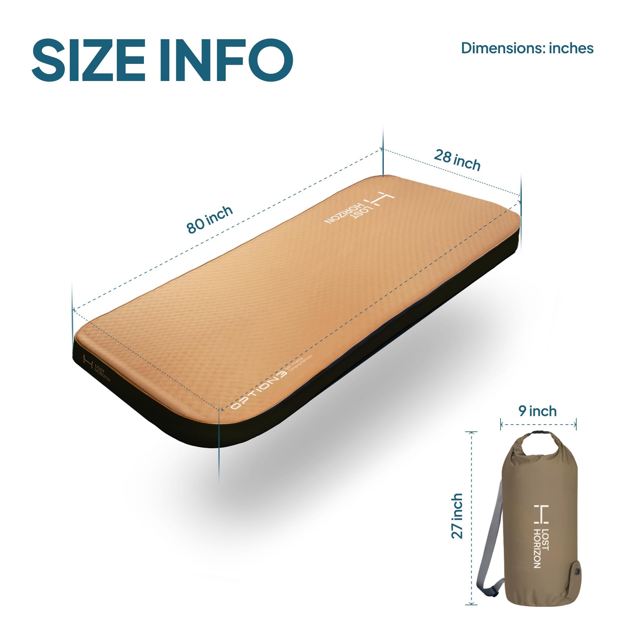 AIR & FOAM Camping Mattress