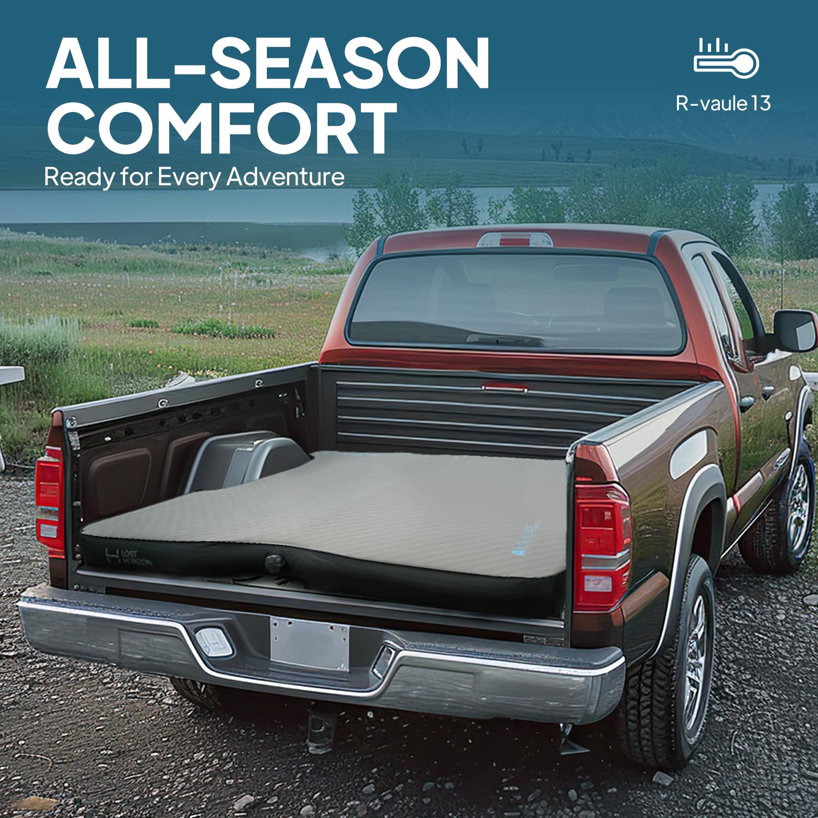 AIR & FOAM Truck Bed Mattress | Tacoma Long-Bed