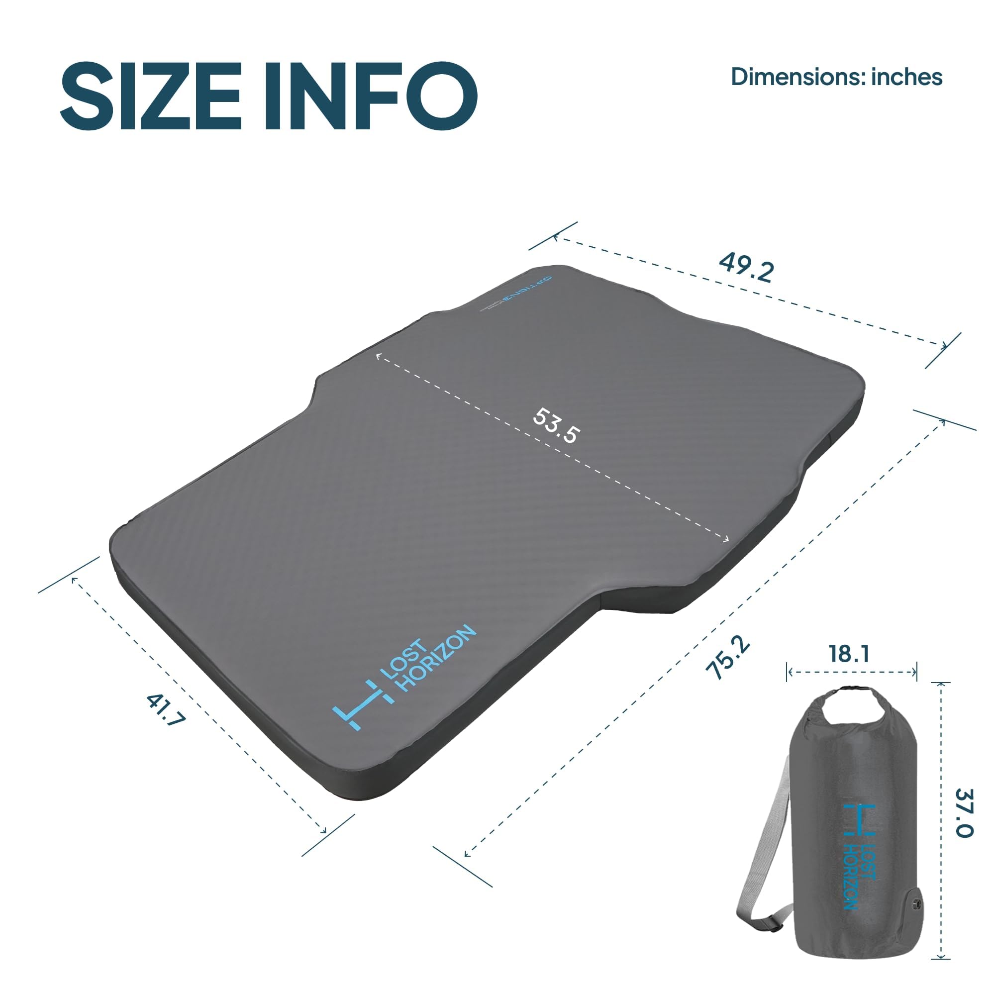 AIR & FOAM Truck Bed Mattress | Tacoma Long-Bed