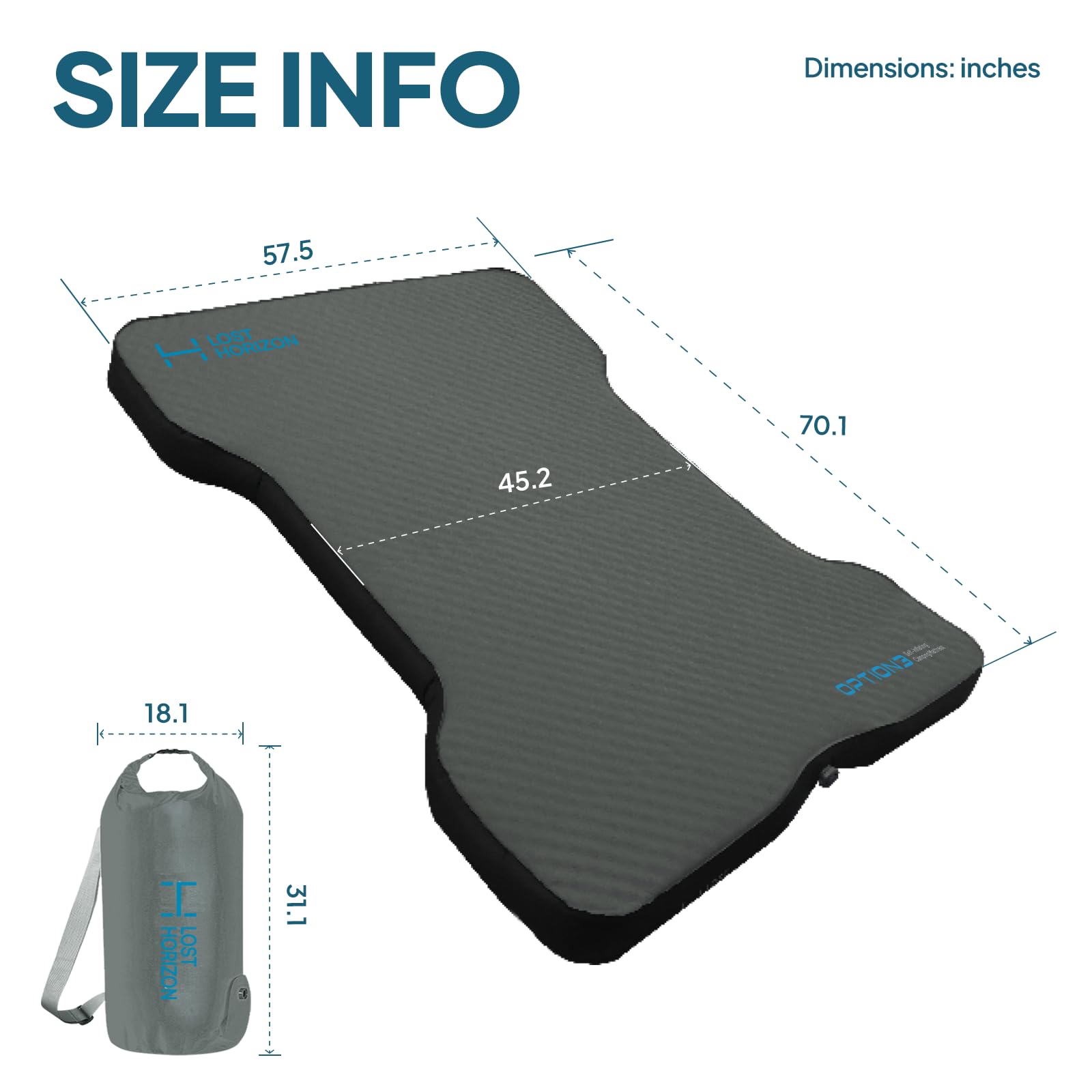 AIR & FOAM Truck Bed Mattress | Tacoma Long-Bed
