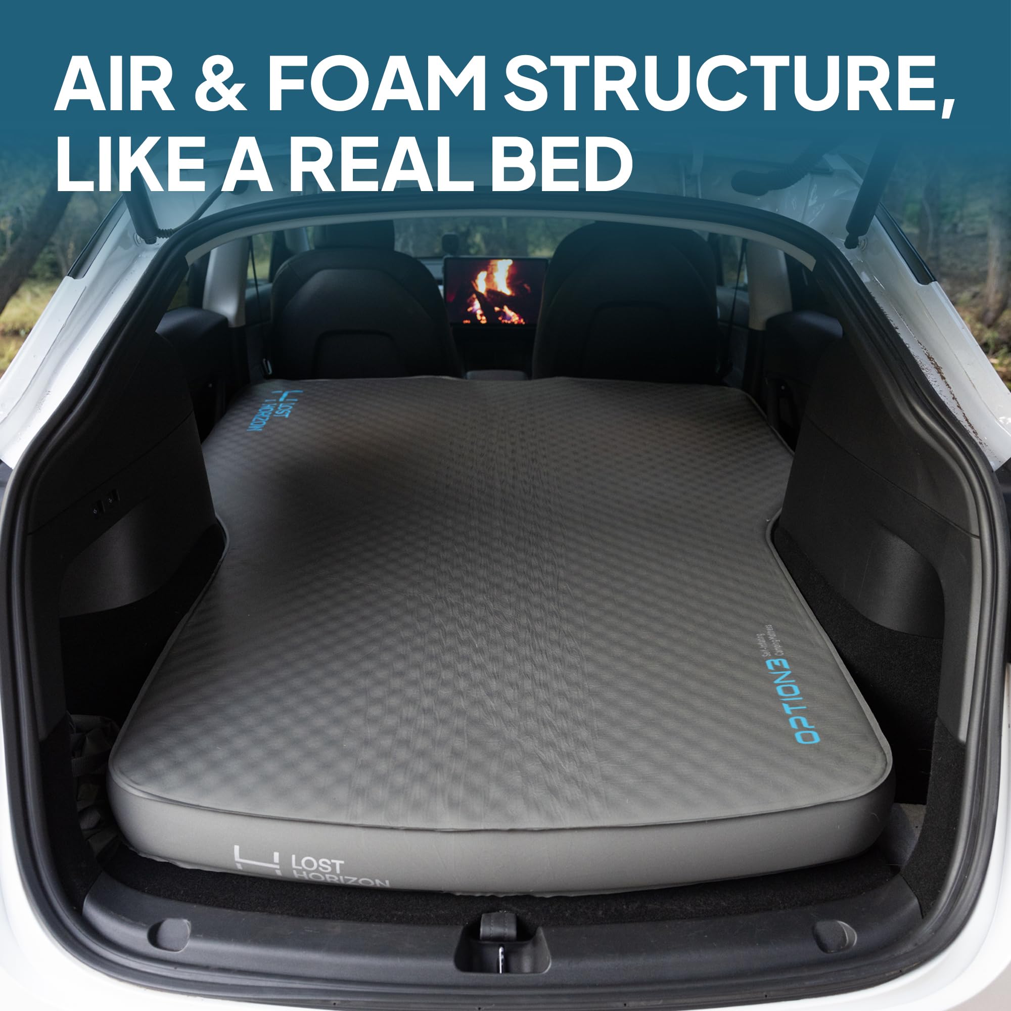 AIR & FOAM Camping Mattress | Tesla Model-Y/S/3