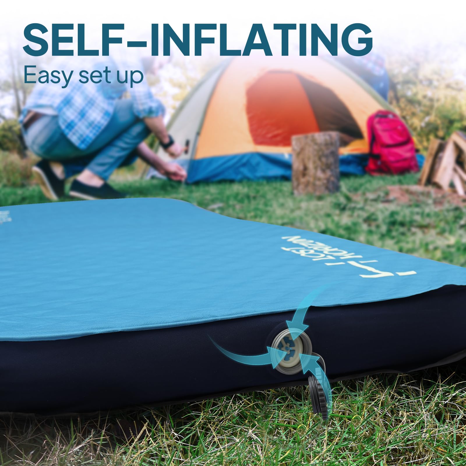AIR & FOAM Camping Mattress