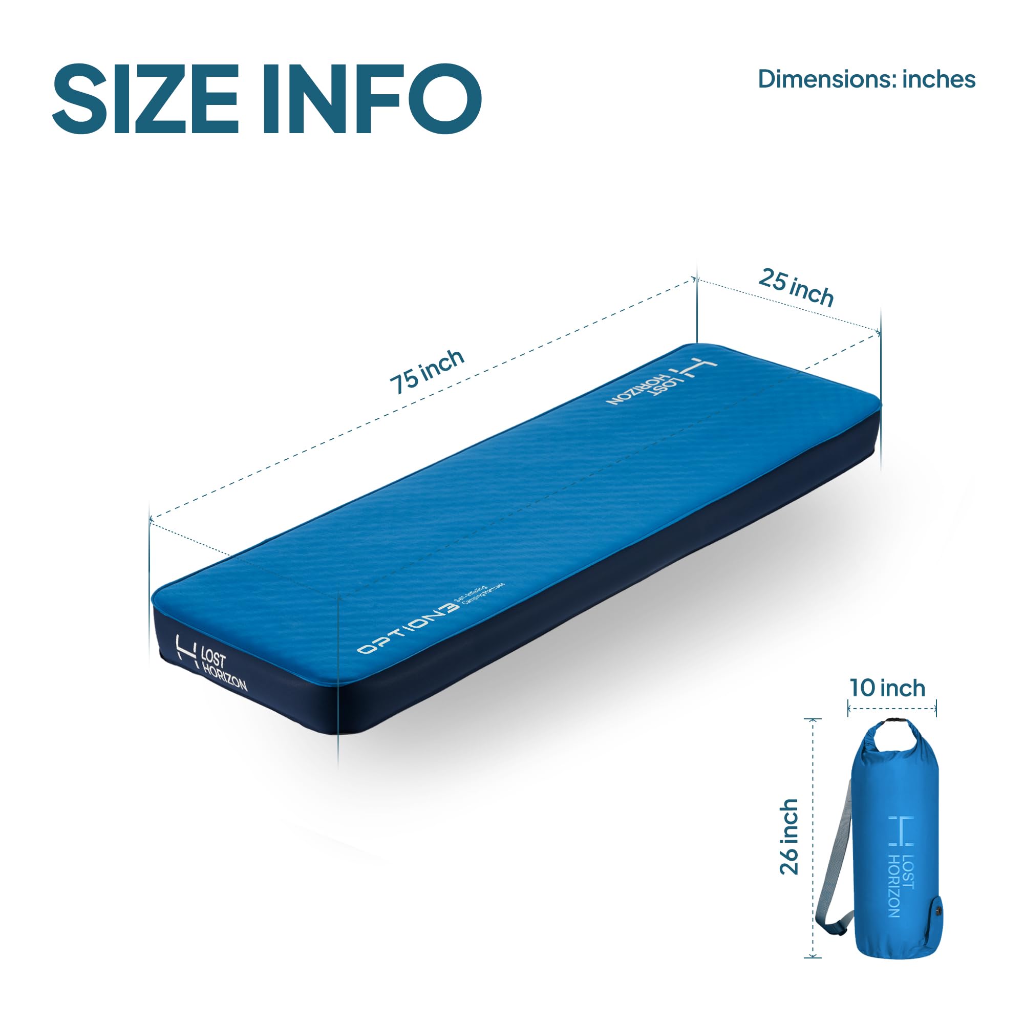 AIR & FOAM Camping Mattress