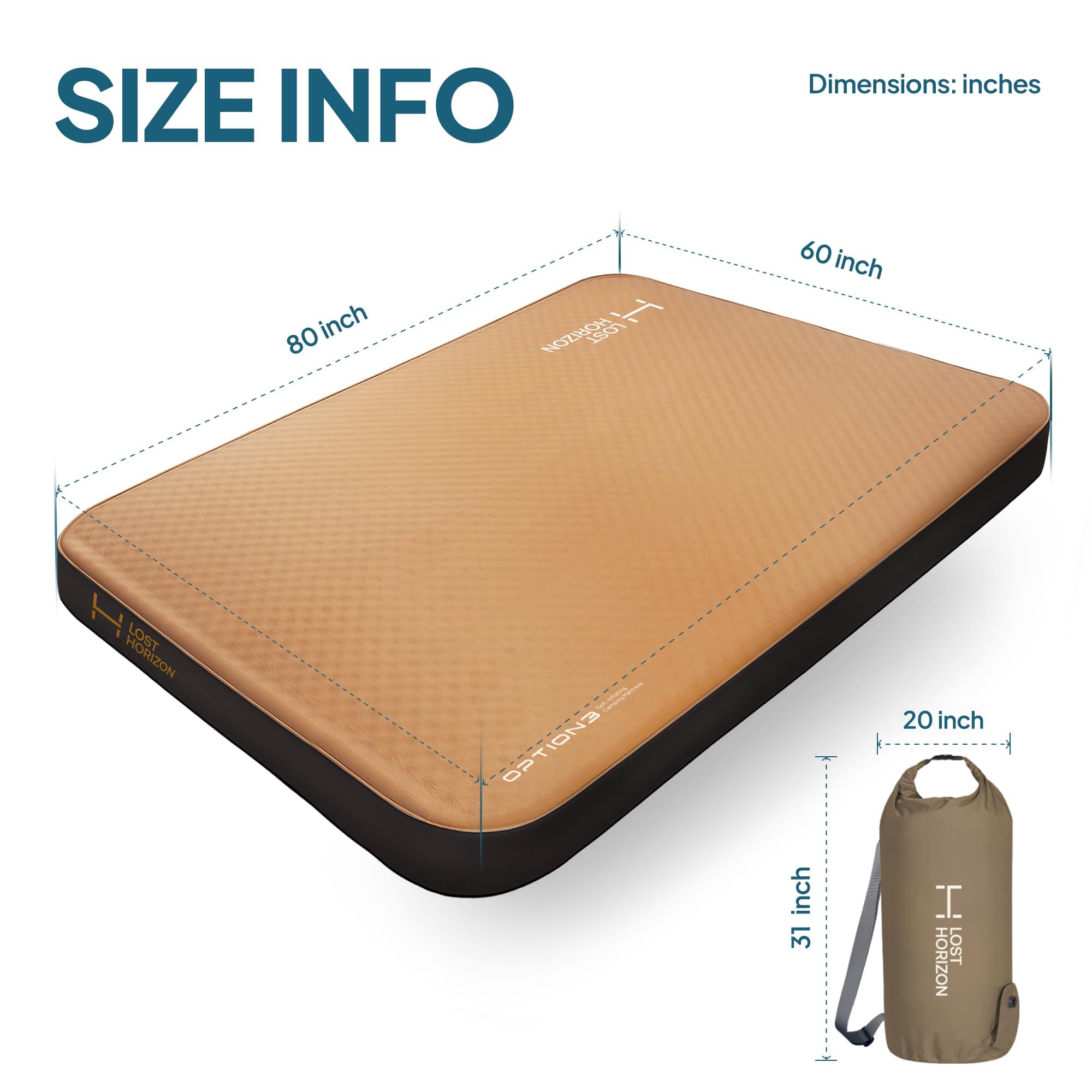AIR & FOAM Camping Mattress